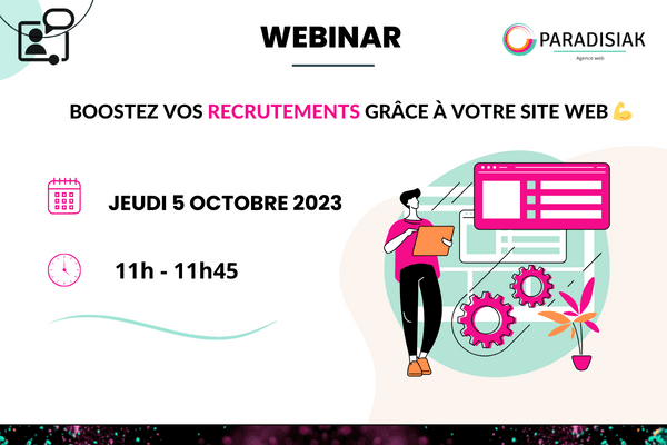 📢 Webinar - Boost Your Recruitments Thanks to Your Website 💪